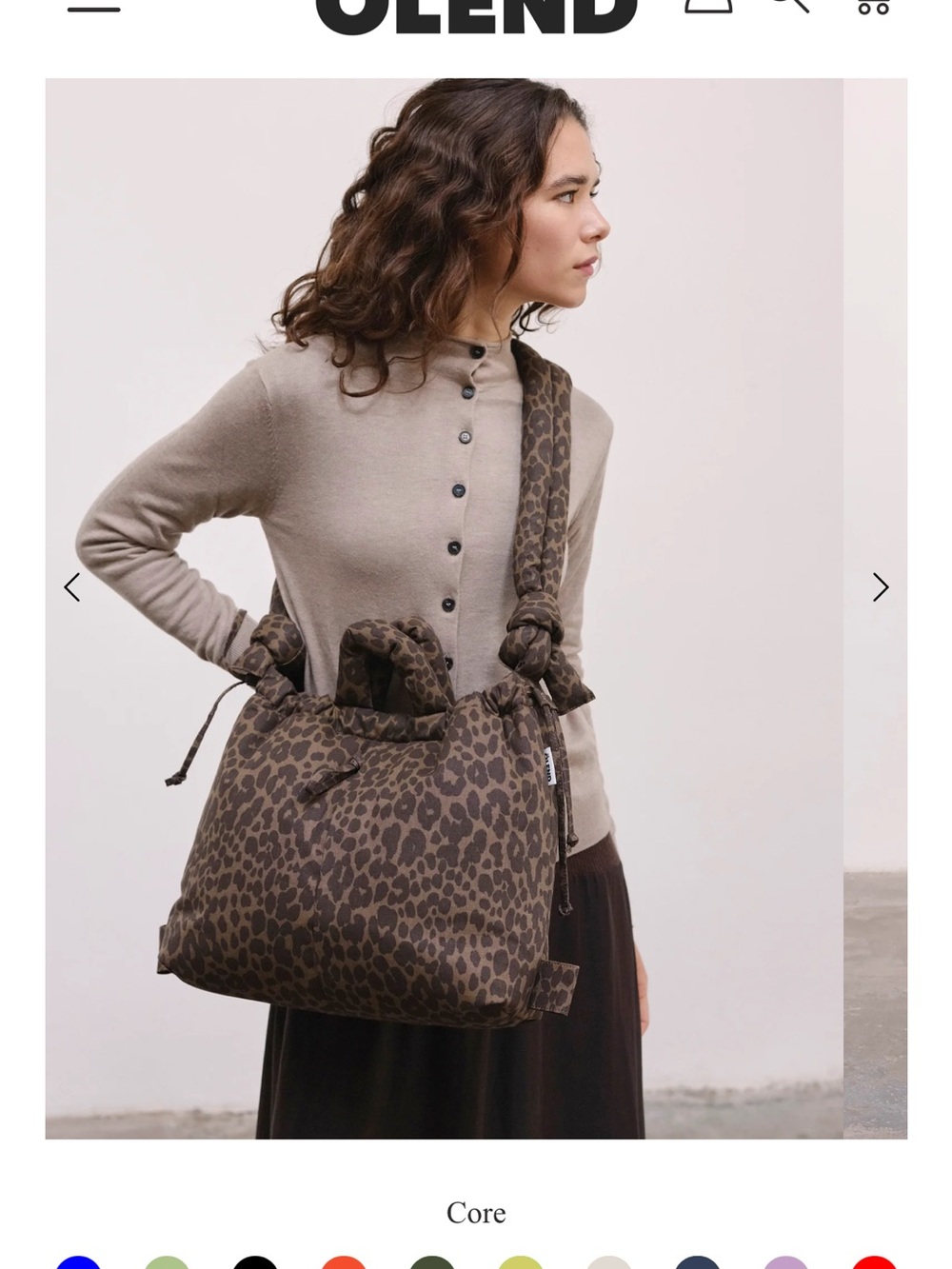 OLEND BACKPACKS ONA SOFT BAG LIMITED EDITION LEOPARD